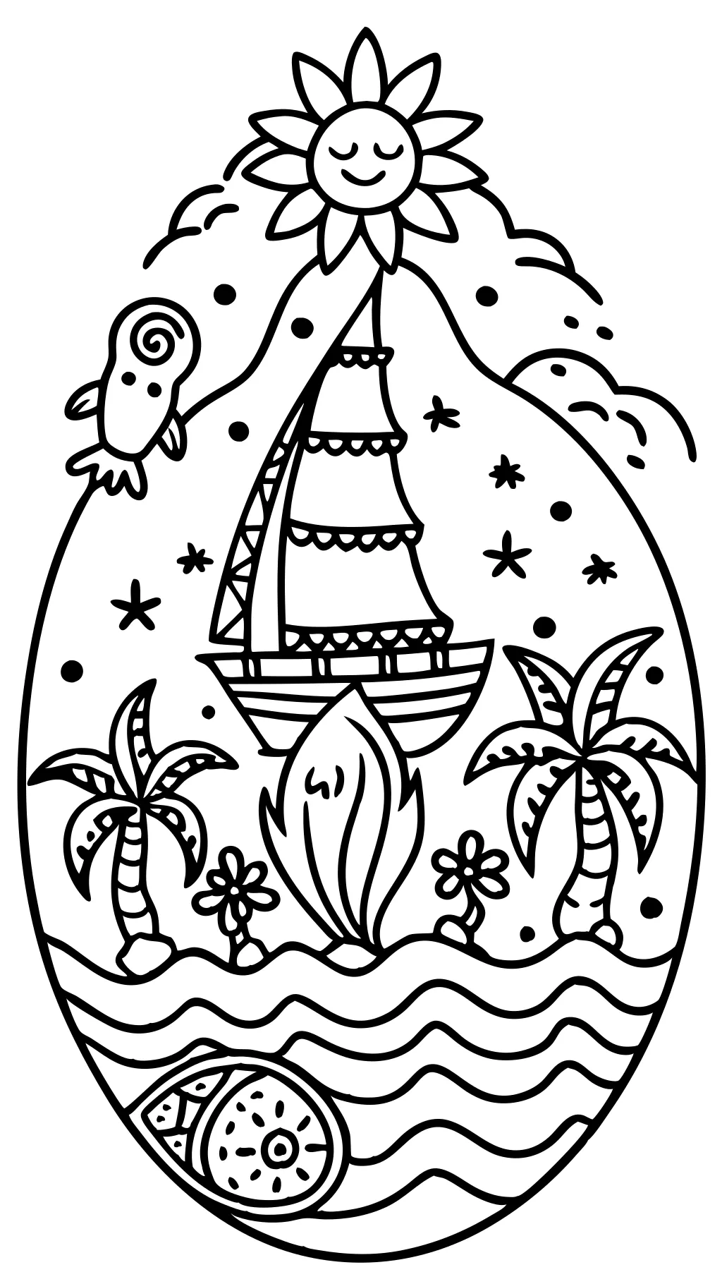 free coloring pages moana